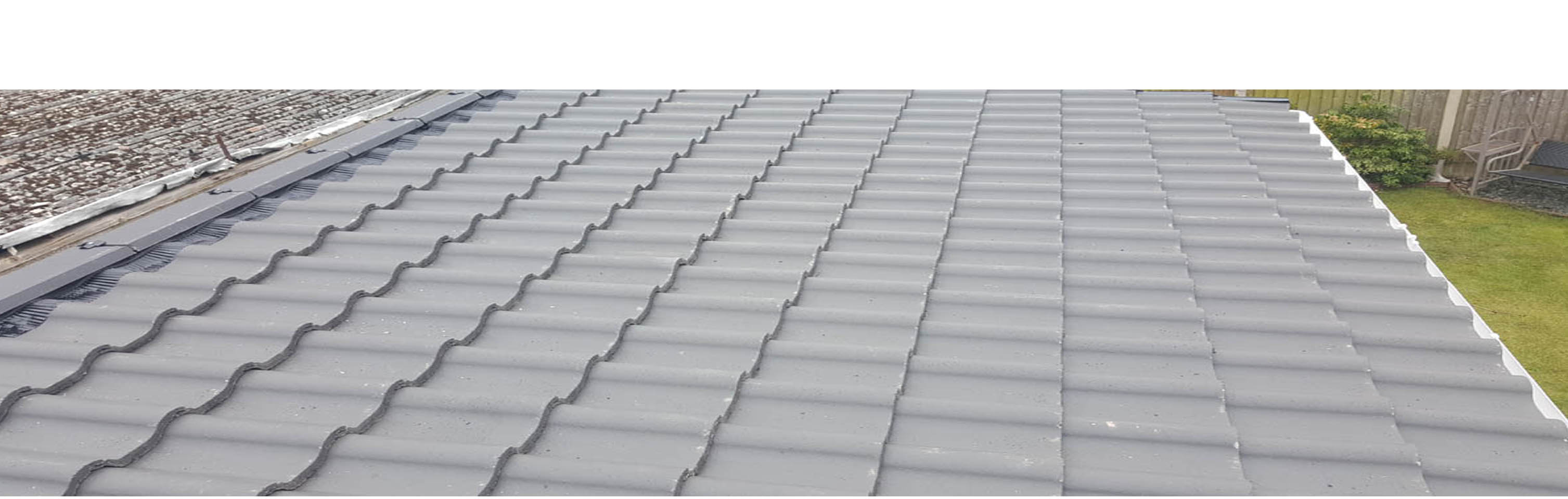 Low Pitched Grey Slate Roof