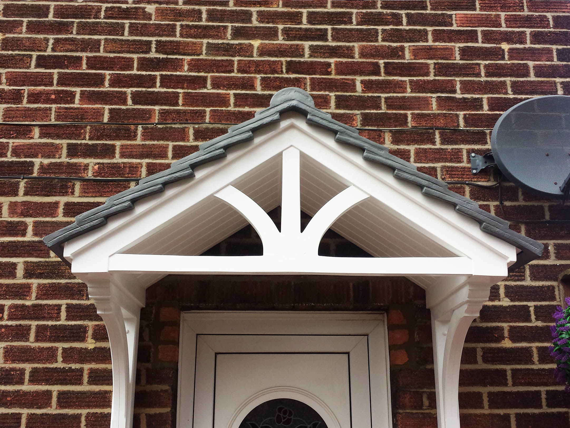 Over-door Canopy Lapped Tile